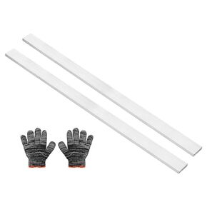uxcell Square Aluminum Flat Bar, 0.24" Thickness 4" Width 12" Length Square 6061 Aluminum Bar Flat Plate with Gloves 6 x 100 x 305mm T6511 Solid New Mill Stock in Kuwait