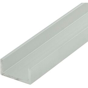 Outwater Mill Finish 5/8'' Inside Dimension Aluminum U-Channel 36'' Length (Pack of 4) Alu347-M C-Channel in Kuwait