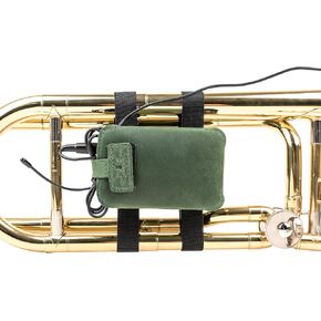 حامل جهاز إرسال الميكروفون اللاسلكي Trumpet - حقيبة من الجلد الطبيعي لتثبيت الميكروفون in Kuwait