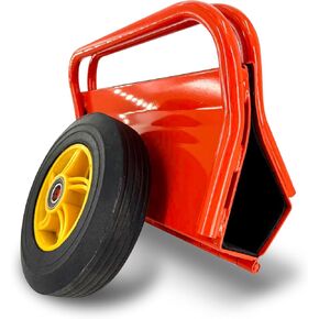 لوحة برتقالية شديدة التحمل مقاس 10 بوصة، دوللي بلاطة دوللي، مقبضان مريحان وإطارات مطاطية صلبة تدعم ما يصل إلى 1000 رطل، محرك جميع التضاريس مناسب لألواح الحوائط الجافة، مادة الباب in Kuwait