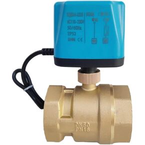 1 قطعة 2 "صمام كروي 2 خطوط لولبة داخلية 8 نيوتن متر عزم دوران عالي صمام كروي نحاسي 12 فولت 24 فولت 110 فولت 220 فولت التيار المتناوب/تيار مستمر (12VDC_مغلق عادة) in Kuwait