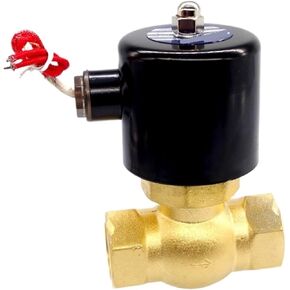 1PCS 2/2 Way Brass 1 inch Solenoid Valve 220v Normally Closed steam 110VAC 24VDC(120VAC) in Kuwait