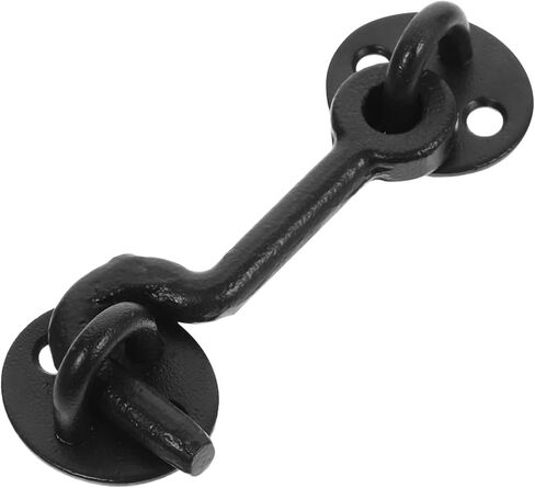 1Set Decorative Metal Hook Latch Heavy Duty Door and Window Latch Resistant Stylish and Versatile for Home Garage Kitchen and Storage Spaces for Hanging Coats in Saudi Arabia