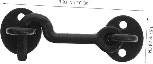 1Set Decorative Metal Hook Latch Heavy Duty Door and Window Latch Resistant Stylish and Versatile for Home Garage Kitchen and Storage Spaces for Hanging Coats in Saudi Arabia