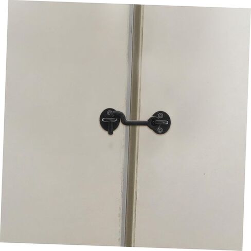 1Set Decorative Metal Hook Latch Heavy Duty Door and Window Latch Resistant Stylish and Versatile for Home Garage Kitchen and Storage Spaces for Hanging Coats in Saudi Arabia