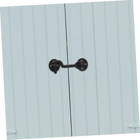 1Set Decorative Metal Hook Latch Heavy Duty Door and Window Latch Resistant Stylish and Versatile for Home Garage Kitchen and Storage Spaces for Hanging Coats in Saudi Arabia