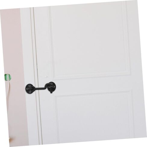 1Set Decorative Metal Hook Latch Heavy Duty Door and Window Latch Resistant Stylish and Versatile for Home Garage Kitchen and Storage Spaces for Hanging Coats in Saudi Arabia