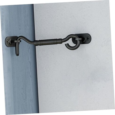 1Set Heavy Duty Hook Latch Barn Door Lock Screen Door Hook and Eye Latch Secure and Elegant Latch for Bedroom Doors Sliding and Bifold Applications in Saudi Arabia