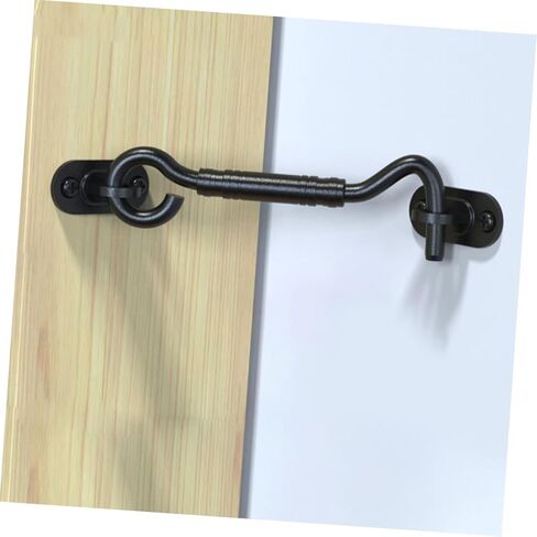 1Set Heavy Duty Hook Latch Barn Door Lock Screen Door Hook and Eye Latch Secure and Elegant Latch for Bedroom Doors Sliding and Bifold Applications in Saudi Arabia