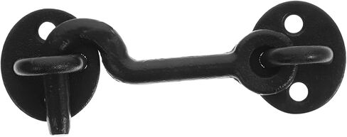 مجموعة واحدة من خطاف مزلاج النافذة المصبوب من Outanaya مع مزلاج للعين، خطاف معدني متين لتأمين الأبواب والنوافذ، تصميم مقاوم لديكور المنزل العتيق in Kuwait