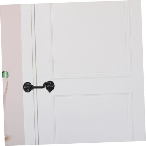 مجموعة واحدة من خطاف مزلاج النافذة المصبوب من Outanaya مع مزلاج للعين، خطاف معدني متين لتأمين الأبواب والنوافذ، تصميم مقاوم لديكور المنزل العتيق in Kuwait