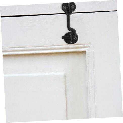 مجموعة واحدة من خطاف مزلاج النافذة المصبوب من Outanaya مع مزلاج للعين، خطاف معدني متين لتأمين الأبواب والنوافذ، تصميم مقاوم لديكور المنزل العتيق in Kuwait