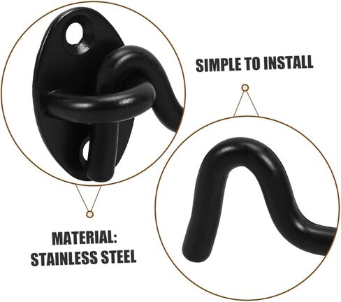 4 قطع من Lurrose مصنوعة من الفولاذ المقاوم للصدأ شديد التحمل، قفل باب الحظيرة، مزلاج آمن، آلية باب منزلق للاستخدام الداخلي والخارجي، عملية صامتة، تصميم متين in Kuwait