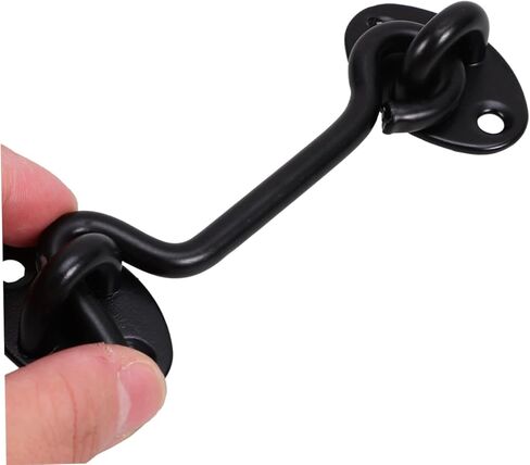 4 قطع من Lurrose مصنوعة من الفولاذ المقاوم للصدأ شديد التحمل، قفل باب الحظيرة، مزلاج آمن، آلية باب منزلق للاستخدام الداخلي والخارجي، عملية صامتة، تصميم متين in Kuwait