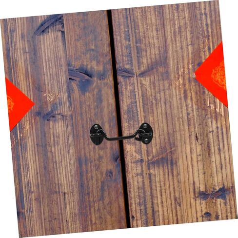 4 قطع من Lurrose مصنوعة من الفولاذ المقاوم للصدأ شديد التحمل، قفل باب الحظيرة، مزلاج آمن، آلية باب منزلق للاستخدام الداخلي والخارجي، عملية صامتة، تصميم متين in Kuwait