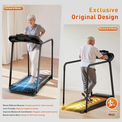 أفضل جهاز مشي لكبار السن، جهاز مشي للمنزل مع درابزين ممتد ومقبض تثبيت مستشعر النبض، المشي للأمام والخلف، امتصاص مزدوج للصدمات، مثالي لإعادة التأهيل in Kuwait