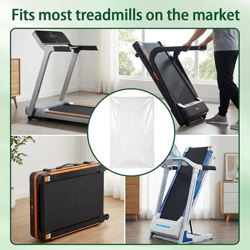 Hungdao 3 Pack Plastic Folding Treadmill Cover, Exercise Equipment Protector, Waterproof and Dustproof for 43 L x 38 W x 50 H Most Folding Treadmills in Saudi Arabia