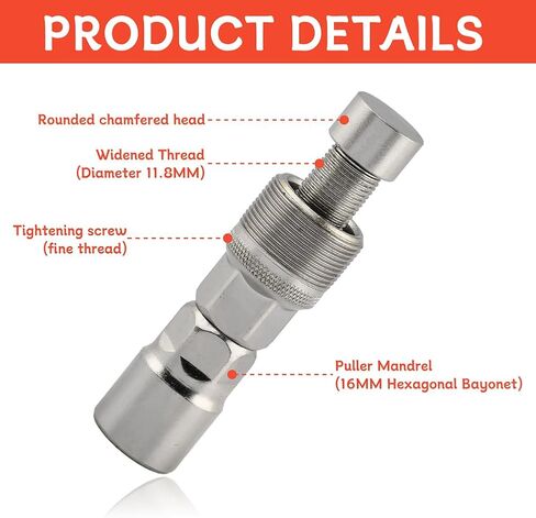 أدوات إزالة ساحبة كرنك الدراجة، إزالة الدعامة السفلية لكرنك مربع مستدق للدراجة وذراع كرنك، مجموعة أدوات إصلاح الدراجات الاحترافية مع مفتاح ربط 16 مم in Kuwait