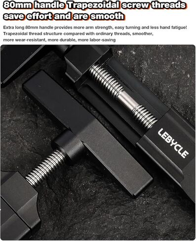 أداة إعادة ضبط مكبس الدراجة للفرجار ثنائي المكبس - تصميم الدفع المسطح يضمن الضغط المتساوي، ويمنع اختلال المكبس، أداة فرجار فرامل الدراجة المصنوعة من الألومنيوم 7075 لإصلاحات شيمانو وMTB in Kuwait