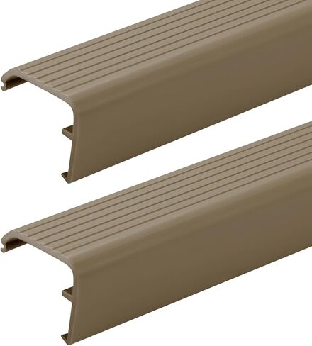 Briwooody 2 عبوات غطاء عتبة سكني 36 بوصة غطاء فينيل ثابت تقليدي بديل عتبة الباب الخارجي لباب الدخول السكني (رمادي) in Kuwait