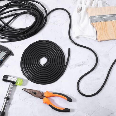Foam Backer Rod for Gaps 1/4 Inch x 100 FT Rubber Foam Caulk Saver Concrete Expansion Joint Filler for Gaps and Joints, Gray in Saudi Arabia