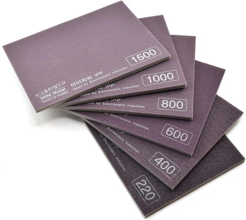 Infini model ISP-0000G Sanding Sponge Full Set (#220~#4000, 8EA) in Saudi Arabia