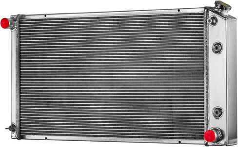 3 Row Aluminium Radiator CU232 Replacement for Cadillac Brougham Fleetwood DeVille Pontiac 1977 1978 1979 1980 1981 1982 1983 1984 1985 1986 1987 1988 1989 1990 1991 1992,30 1/2" Core in Kuwait