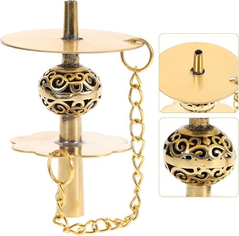 VICASKY Suona Core Gourd Head Hollow Flower Design Copper Wind Valve Suona Repairing Accessory Metal Wind Instrument Accessory for D Key and Maintenance in Saudi Arabia