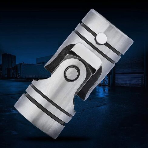 2pcs Universal Joint Shaft Coupling, Diameter 20mm Shaft Coupling Motor Connector Steering Steel Universal Joint for General Machinery, Compressor in Saudi Arabia