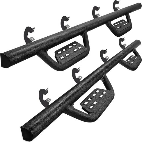 Running Boards Step Bars Compatible with 2021-2025 Ford Bronco 4 Door SUV. Black Side Steps Step Bars Rock Sliders. Truck Running Boards Made with Carbon Steel. in Kuwait