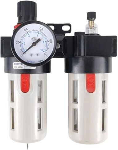 AFC2000 BFC2000 BFC3000 C4000 منظم فلتر هوائي مزدوج مع تصريف تلقائي لضاغط الهواء (BFC3000، تصريف تلقائي) in Kuwait