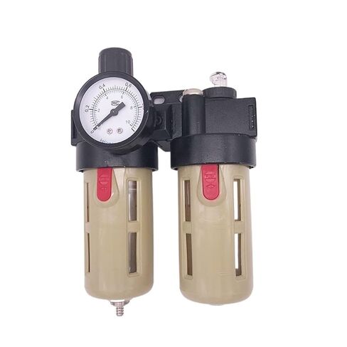 Pneumatic air frl BFC2000/3000/4000 1/4 3/8 1/2 inch with pressure gauge filter regulator lubricator for filling machine(Copper element,3/8") in Saudi Arabia