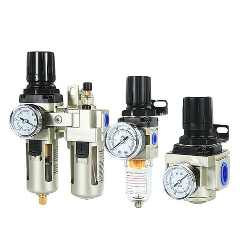 AW4000-04/06 AW5000-06/10 Pneumatic Filter Regulator with Gauge, Air Compressor FRL Treatment Combination(AW5000-06,Copper Filter) in Saudi Arabia