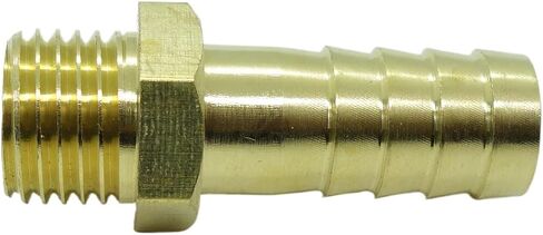 1 Piece M14 x 1.5 Metric Male To Barb 12mm Hose ID Brass Barbed Fitting Air Fuel Gas Boat in Saudi Arabia