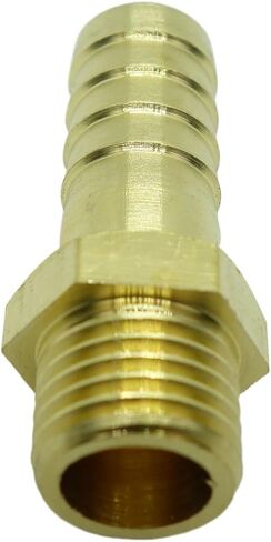 1 Piece M14 x 1.5 Metric Male To Barb 12mm Hose ID Brass Barbed Fitting Air Fuel Gas Boat in Saudi Arabia