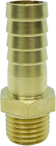 1 Piece M14 x 1.5 Metric Male To Barb 12mm Hose ID Brass Barbed Fitting Air Fuel Gas Boat in Saudi Arabia