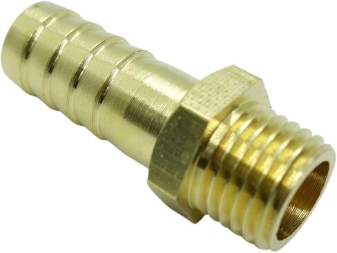 1 Piece M14 x 1.5 Metric Male To Barb 12mm Hose ID Brass Barbed Fitting Air Fuel Gas Boat in Saudi Arabia