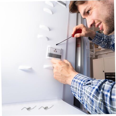 Mobestech 4pcs Fridge Door Spring Replacement Mechanism Spring for Vertical Beam Dividers Smooth Operation in Saudi Arabia