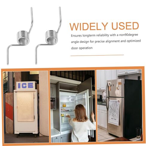 Mobestech 4pcs Fridge Door Spring Replacement Mechanism Spring for Vertical Beam Dividers Smooth Operation in Saudi Arabia
