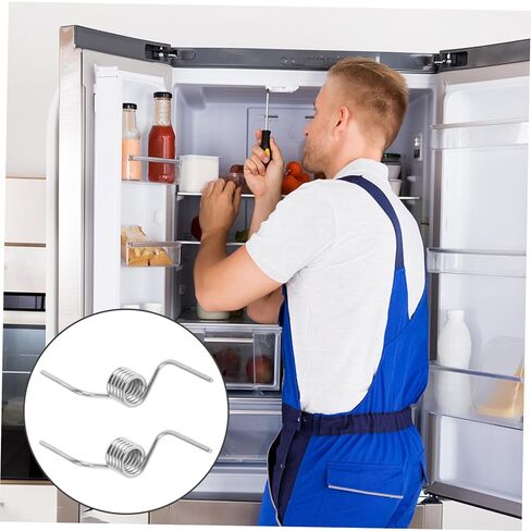 Mobestech 4pcs Fridge Door Spring Replacement Mechanism Spring for Vertical Beam Dividers Smooth Operation in Saudi Arabia
