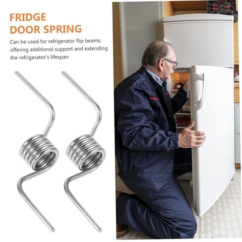 Mobestech 4pcs Fridge Door Spring Replacement Mechanism Spring for Vertical Beam Dividers Smooth Operation in Saudi Arabia
