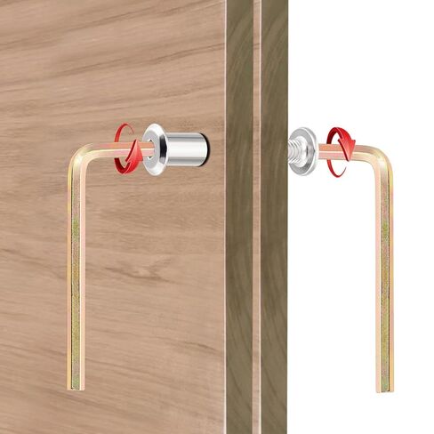 50 Pcs M6x35mm Furniture Bolts Silver Hex Bolts for Various DIY Projects Such Photo Album Binding Picture Frame Assembly Toy Construction in Kuwait