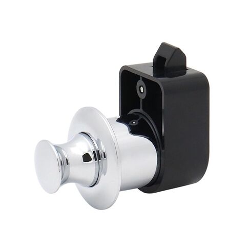 Black Push Button Lock 25mm Cut Hole RV Motorhome Kitchen Cabinet Lock Keyless Drawer Lock Handles Yachts Furniture Hardware 1Pcs in Saudi Arabia