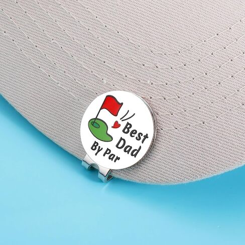 هدايا Aeolussoms Golf Dad لعيد الأب أفضل أب من Par Golf Ball Marker هدية للأب من الابنة الابن الجديد هدايا عيد ميلاد الأب الجديد للزوج من الزوجة Golfdaddy هدية للرجال لاعبي الجولف in Kuwait