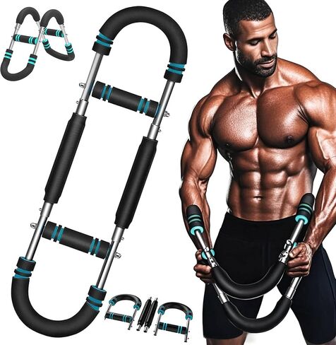 Twister Arm Trainer 70-110lbs Adjustable Chest Workout Equipment for Home Gym Portable Chest Trainer for Men & Women Arm Chest and Shoulder Strength Training Fitness Tool in Saudi Arabia