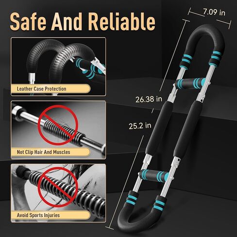 Twister Arm Trainer 70-110lbs Adjustable Chest Workout Equipment for Home Gym Portable Chest Trainer for Men & Women Arm Chest and Shoulder Strength Training Fitness Tool in Saudi Arabia