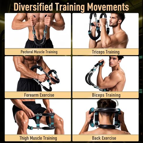 Twister Arm Trainer 70-110lbs Adjustable Chest Workout Equipment for Home Gym Portable Chest Trainer for Men & Women Arm Chest and Shoulder Strength Training Fitness Tool in Saudi Arabia