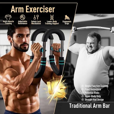 Twister Arm Trainer 70-110lbs Adjustable Chest Workout Equipment for Home Gym Portable Chest Trainer for Men & Women Arm Chest and Shoulder Strength Training Fitness Tool in Saudi Arabia