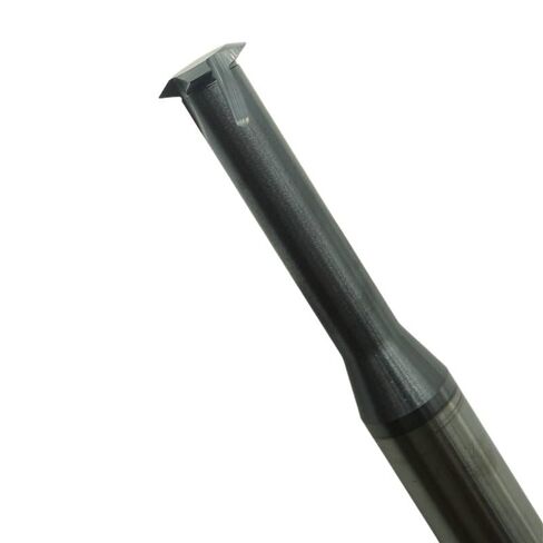 قاطعة طحن حلزونية بأسنان واحدة 55 درجة مطحنة نهاية خيط كربيد التنجستن 1/4 1/2 3/8 3/4 بوصة لقم توجيه CNC (D4 12 D4 L50) in Kuwait