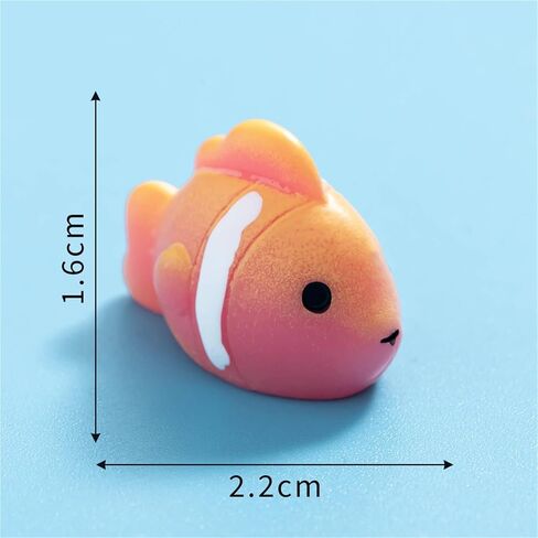 Cute Mini Creative Marine Creatures, Clownfish Hinge Heads Decorative Topper Set 6PCS, Home Decoration,Magnetic Hinge Head Toppers Door Hinge in Saudi Arabia